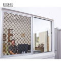 Office sliding aluminum glass window with mosquito net